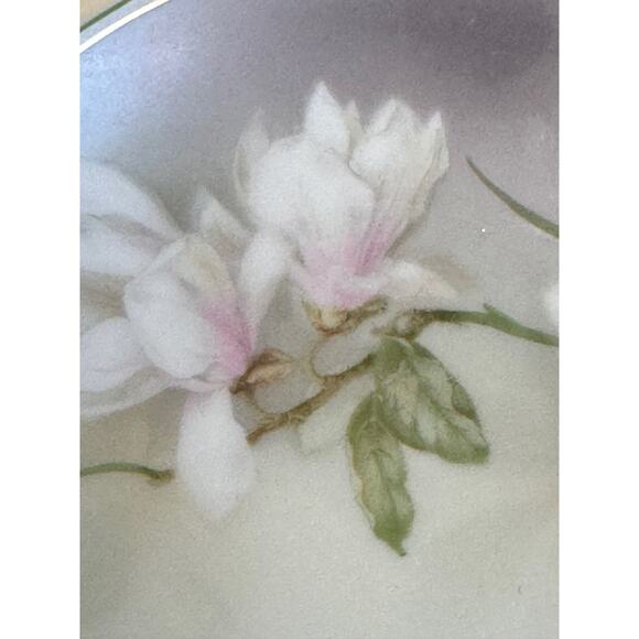 (5) RS Reinhold Schlegelmilch Germany hand painted floral bowls gold rim 5" - Picture 5 of 8